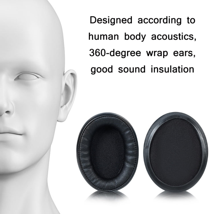 2 Stück Schwamm-Kopfhörerbezüge für Audio-Technica ATH-AR5BT / AR5iS