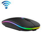 C7002 2400DPI 4 Tasten Bunte Leuchtende Kabellose Maus, 2,4G Weiß, 2,4G Roségold, 2,4G Schwarz, 2,4G Silber Grau, Dual-Modi Weiß, Dual-Modi Schwarz, Dual-Modi Silber, Dual-Modi Gold