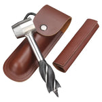 Outdoor Überlebens-Lochbohrer-Werkzeugsatz, Schwarz, Blau, Braun, Beige