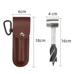 Outdoor Überlebens-Lochbohrer-Werkzeugsatz, Schwarz, Blau, Braun, Beige