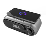 Kabelloser Lade-Bluetooth-Lautsprecher Tisch-LED-Uhr