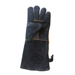 1 Paar Outdoor Garten Schnittfeste Rindsleder Schweißhandschuhe, Länge, 35cm, 40cm