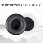 2 Stück Proteinhaut-Schwamm-Ohrpolster für Beyerdynamic T51P/T50P/T51I
