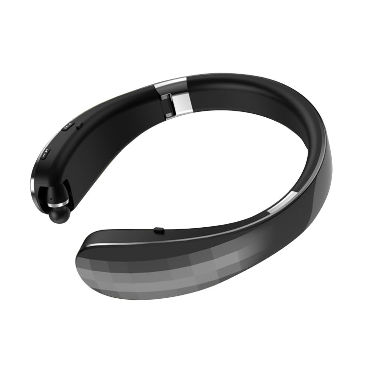 Teleskopischer Nackenbügel Faltbarer Bluetooth-Kopfhörer, Schwarz, Weiß
