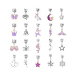 TZ-05 63-in-1 Buntes Kristall Cartoon DIY Schmuck Kinder Armband, 63-in-1(Lila Anzug), 63-in-1(Roter Anzug), 63-in-1(Grüner Anzug), 63-in-1(Farbiger Anzug)