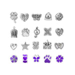 TZ-05 63-in-1 Buntes Kristall Cartoon DIY Schmuck Kinder Armband, 63-in-1(Lila Anzug), 63-in-1(Roter Anzug), 63-in-1(Grüner Anzug), 63-in-1(Farbiger Anzug)