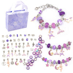 TZ-05 63-in-1 Buntes Kristall Cartoon DIY Schmuck Kinder Armband, 63-in-1(Lila Anzug), 63-in-1(Roter Anzug), 63-in-1(Grüner Anzug), 63-in-1(Farbiger Anzug)