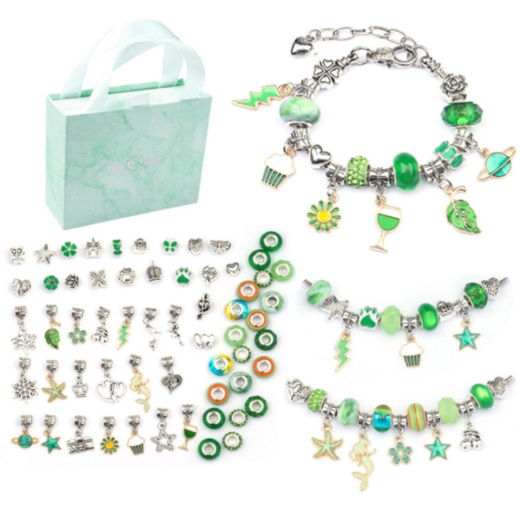 TZ-05 63-in-1 Buntes Kristall Cartoon DIY Schmuck Kinder Armband, 63-in-1(Lila Anzug), 63-in-1(Roter Anzug), 63-in-1(Grüner Anzug), 63-in-1(Farbiger Anzug)