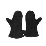 1 Paar Outdoor BBQ Handschuhe aus echtem Leder, hitzebeständig, KX139