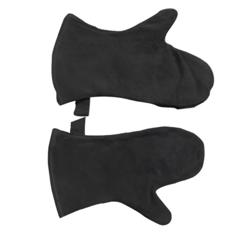 1 Paar Outdoor BBQ Handschuhe aus echtem Leder, hitzebeständig, KX139