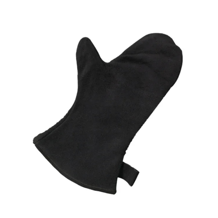1 Paar Outdoor BBQ Handschuhe aus echtem Leder, hitzebeständig, KX139