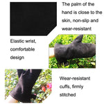 1 Paar Outdoor BBQ Handschuhe aus echtem Leder, hitzebeständig, KX139
