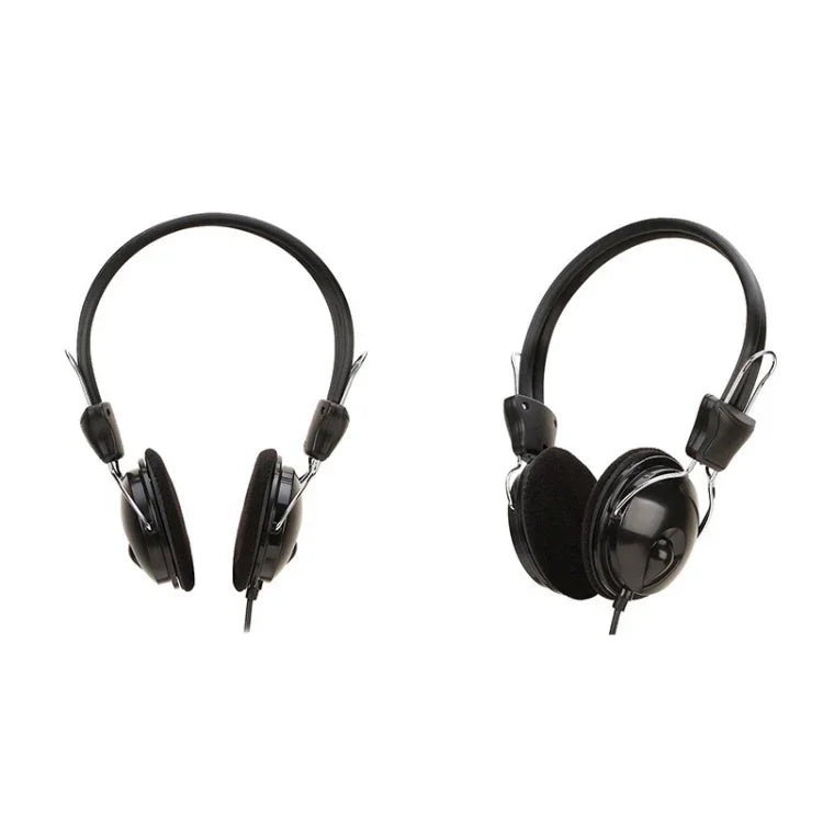 Soyto SY808MV Online-Klasse Büro-Computer-Headset, Kabellänge: 1,6 m, Schwarz 3,5 mm, Schwarz 6,5 mm
