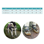 4er-Set atmungsaktive Hundeschuhe aus Netzgewebe von HCPET, Nr. 1 4 cm, Nr. 2 4,5 cm, Nr. 3 5 cm, Nr. 4 5,5 cm, Nr. 5 6 cm, Nr. 6 6,5 cm, Nr. 7 7 cm, Nr. 8 7,5 cm