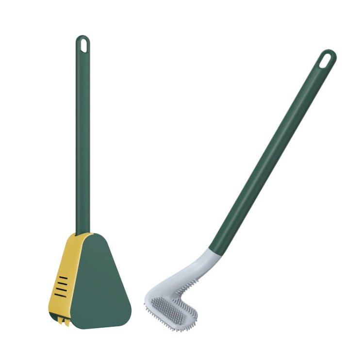 Golf-Toilettenbürste mit selbstöffnender und schließender wasserdichter Basis, Weiß, Blau, Schwarz, Grün