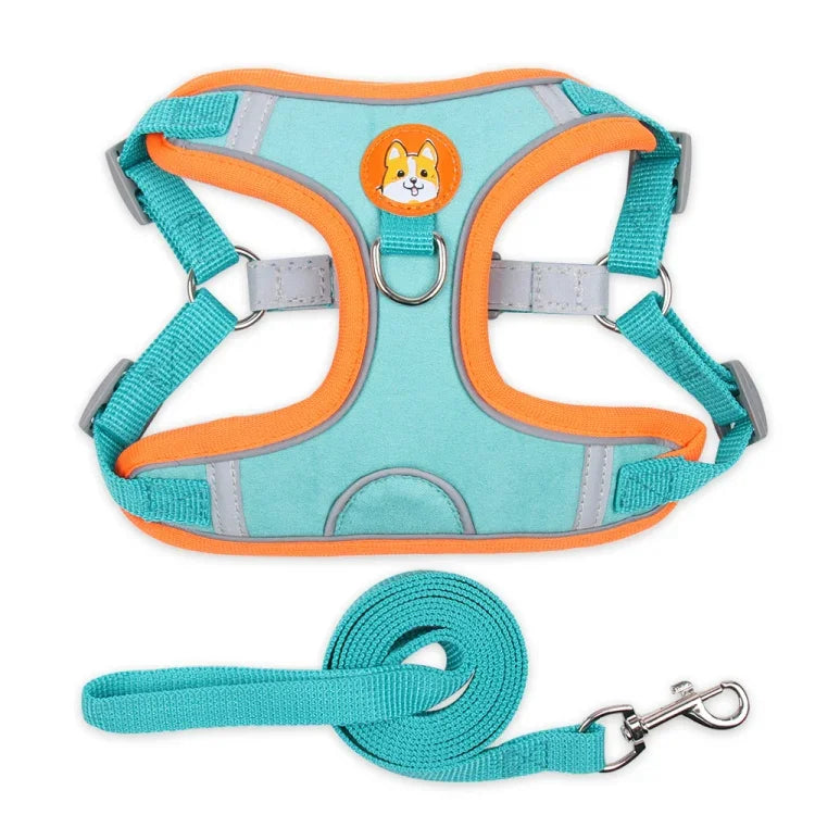 BL-867 Reflektierende Brustgurte für Haustiere, Hundezugseil, Größen: S, M, L, XL