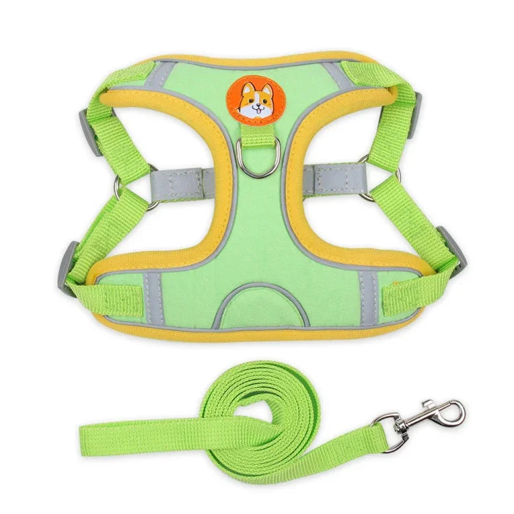 BL-867 Reflektierende Brustgurte für Haustiere, Hundezugseil, Größen: S, M, L, XL