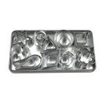 Edelstahl-Keksausstecher, 30-teiliges Set, 27-teiliges Set