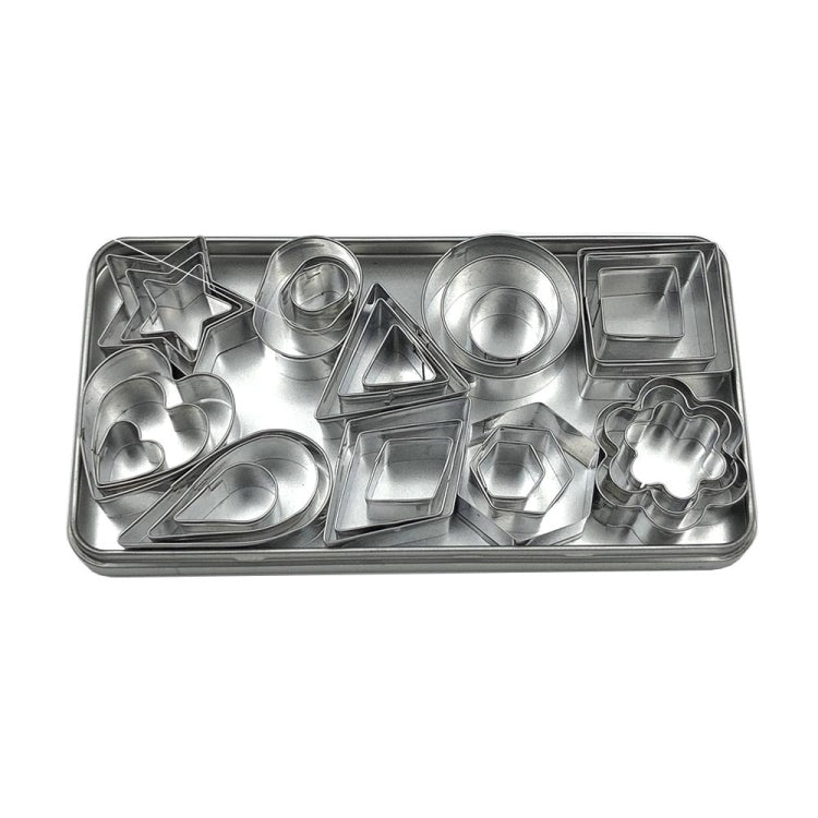 Edelstahl-Keksausstecher, 30-teiliges Set, 27-teiliges Set
