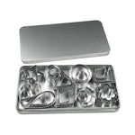 Edelstahl-Keksausstecher, 30-teiliges Set, 27-teiliges Set