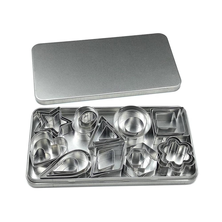 Edelstahl-Keksausstecher, 30-teiliges Set, 27-teiliges Set