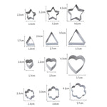 Edelstahl-Keksausstecher, 30-teiliges Set, 27-teiliges Set