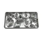 Edelstahl-Keksausstecher, 30-teiliges Set, 27-teiliges Set