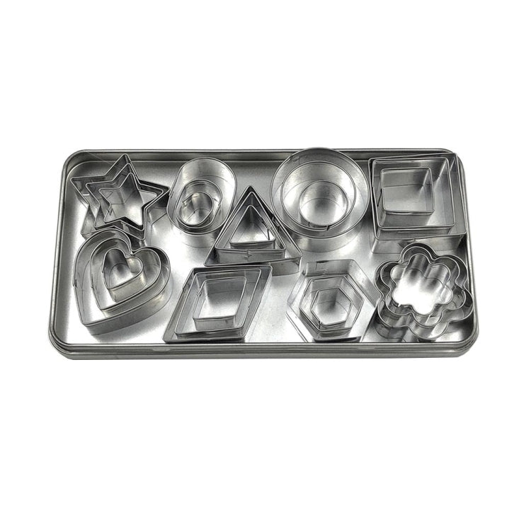 Edelstahl-Keksausstecher, 30-teiliges Set, 27-teiliges Set