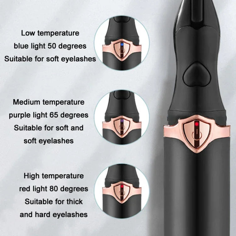Langanhaltendes Styling, intelligente elektrische Wimpernzange, Weiß, Schwarz