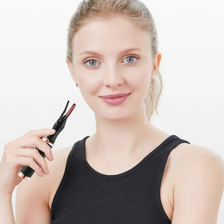 Langanhaltendes Styling, intelligente elektrische Wimpernzange, Weiß, Schwarz