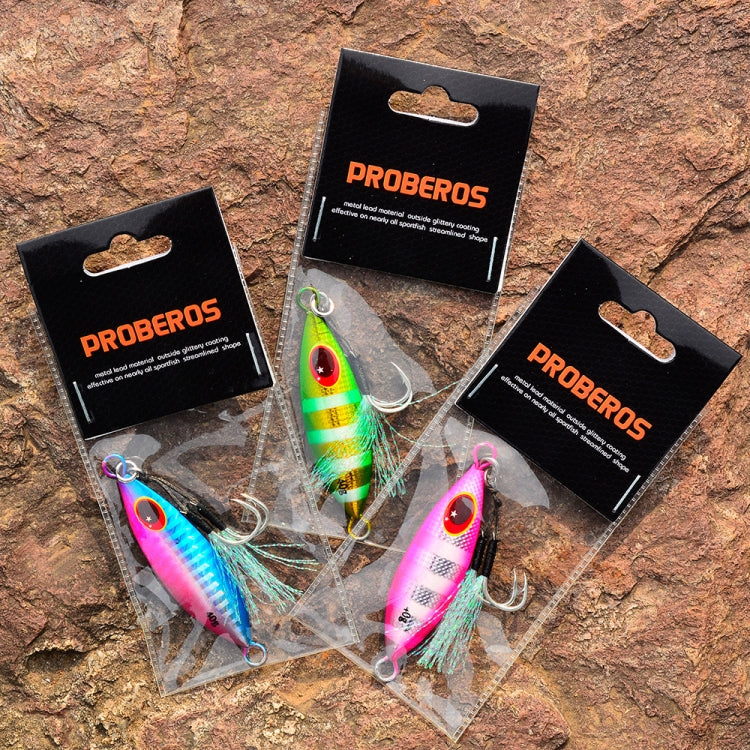 PROBEROS LF105 Meeresangel Metall Straßenköder, 10g, 20g, 30g, 40g, 60g