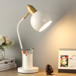 YY-1109 Studenten Schreibtisch LED Augenschutz Lampe mit Stifthalter, CN Stecker, Spezifikation:, ohne Glühbirne, Dreifarbig