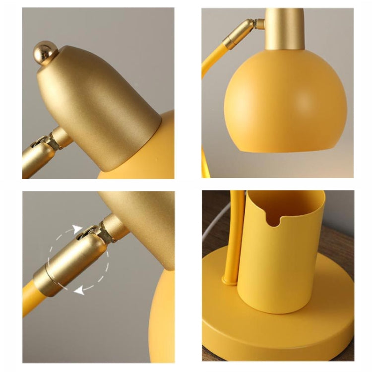 YY-1109 Studenten Schreibtisch LED Augenschutz Lampe mit Stifthalter, CN Stecker, Spezifikation:, ohne Glühbirne, Dreifarbig