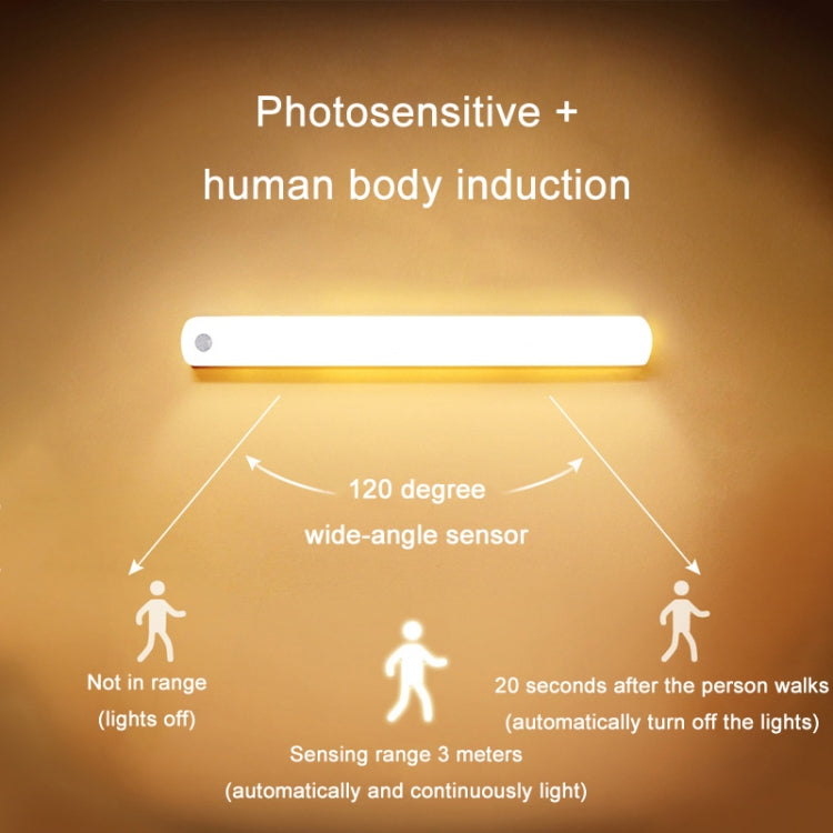 Magnetic Rechargeable Cabinet Bedside Human Body Induction Lamp, Specification:, 200 mAh Without Switch 15cm, 400 mAh Without Switch 15cm, 600 mAh  With Switch 25cm, 900 mAh With Switch 35cm