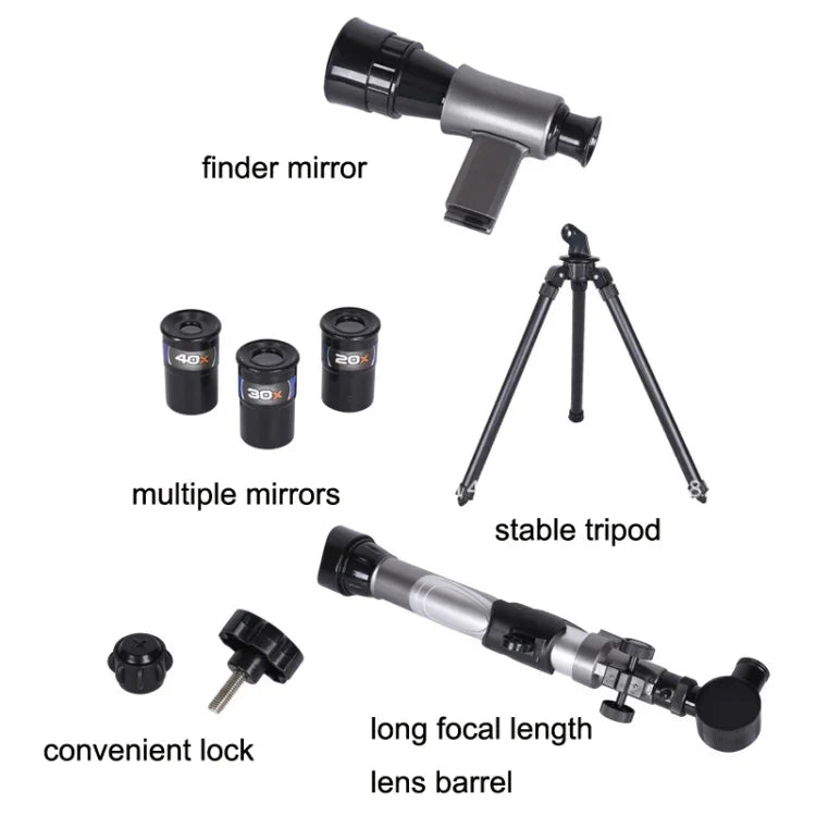C2130 20X-40X HD Astronomisches Teleskop mit Mehrfachokular, C2130