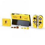 DOBE TNS-1192 Schutzhülle + Karton + Kipphebelkappen-Set für OLED-Switch, TNS-1192