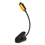 9 LEDs Mini Clip Schreibtischlampe USB Ladegerät Studenten Augenschutz Leselampe, Blau und Weiß, Schwarz