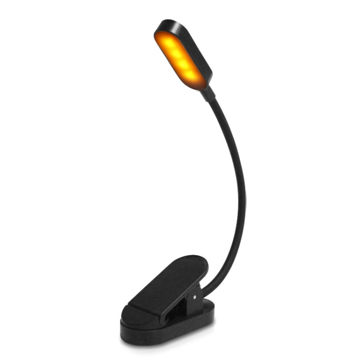 9 LEDs Mini Clip Schreibtischlampe USB Ladegerät Studenten Augenschutz Leselampe, Blau und Weiß, Schwarz