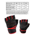 ST-2120 Fitnesshandschuhe mit Anti-Rutsch-Beschichtung, S, M, L, XL