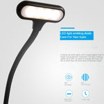 8021 Mini Buchclip Licht LED Noten Augenschutz Leselampe, Schwarz, Weiß