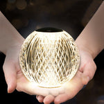Kristallkugel Kleine Tischlampe USB Acryl Nachtlicht, MT2 80 x 80mm, MT1 110 x 110mm
