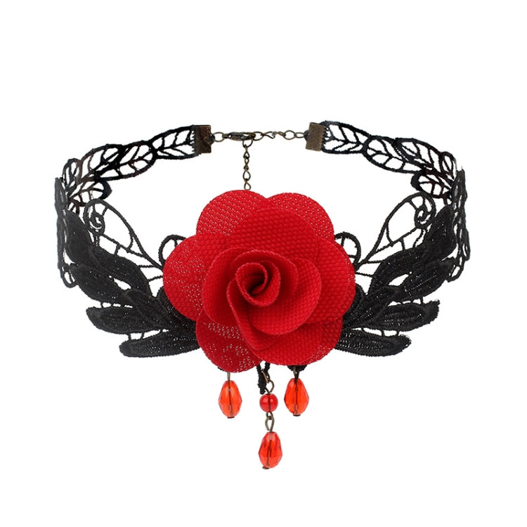 Fringe Lace Gothic Lolita Vintage Necklace,Style:, 1532 Red, 1535, 1555, 1556, 1557
