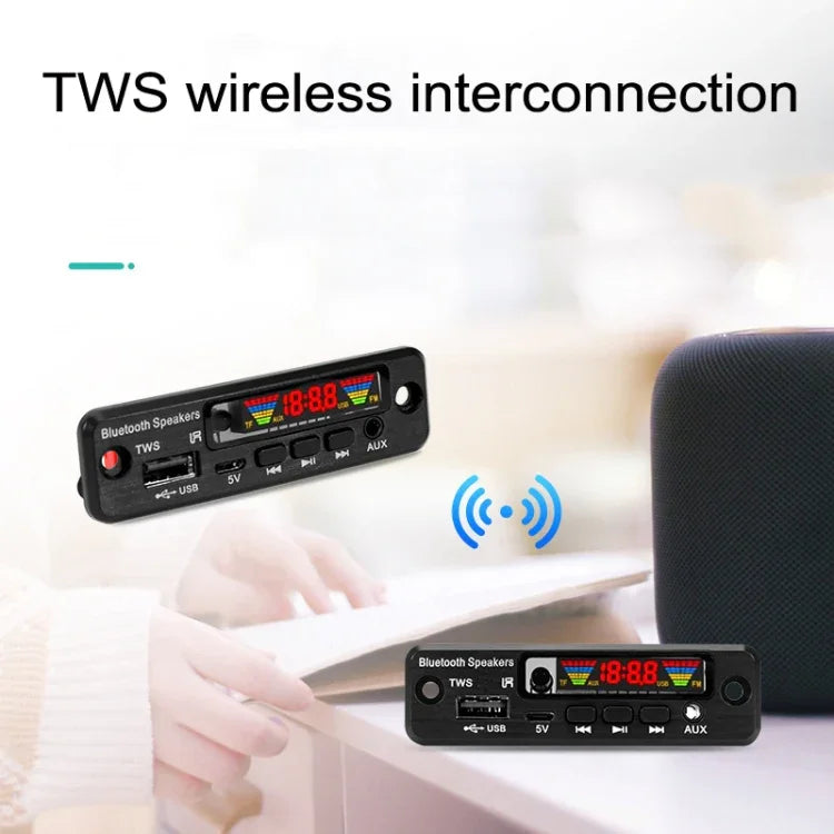 2 Stück TWS Kabellose Bluetooth MP3-Decoderplatine, 2 Stück TWS Kabellose Bluetooth