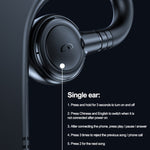 M99 Bluetooth V5.2 Einzelner Ohrbügel Business Kopfhörer, Schwarz, Pink, Schwarz+Rot, Schwarz+Blau, Schwarz+Weiß