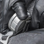 Tragbare Erste-Hilfe-Pillenbox aus Edelstahl für den Außenbereich, Schwarz, Silber