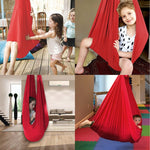 Kinder-Stretch-Hängematte Indoor-Outdoor-Schaukel, Größe:, 1x2.8m (Rot), 1x2.8m (Grün), 1x2.8m (Dunkelblau), 1x2.8m (Lila), 1x2.8m (Himmelblau), 1x2.8m (Silbergrau), 1x2.8m (Schwarz), 1.5x2.8m (Rot), 1.5x2.8m (Grün), 1.5x2.8m (Dunkelblau), 1.5x2.8m (Lila)