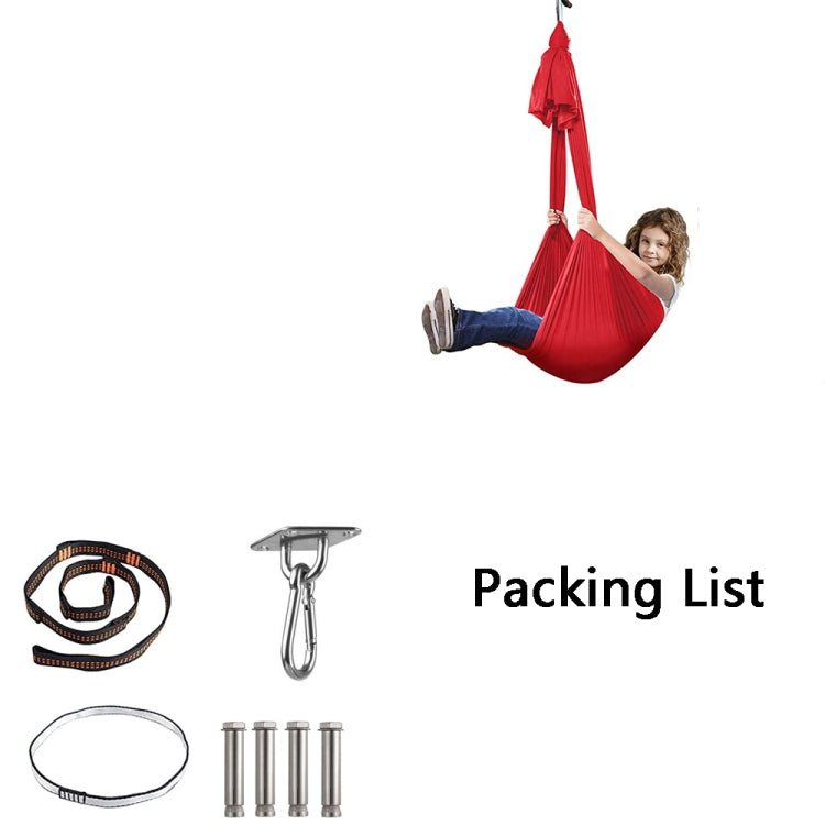 Kinder-Stretch-Hängematte Indoor-Outdoor-Schaukel, Größe:, 1x2.8m (Rot), 1x2.8m (Grün), 1x2.8m (Dunkelblau), 1x2.8m (Lila), 1x2.8m (Himmelblau), 1x2.8m (Silbergrau), 1x2.8m (Schwarz), 1.5x2.8m (Rot), 1.5x2.8m (Grün), 1.5x2.8m (Dunkelblau), 1.5x2.8m (Lila)