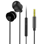 EN3900 3,5mm Stecker In-Ear Kabelgebundener Kopfhörer mit Mikrofon, Weiß, Rot, Schwarz