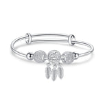 Damen Geschlossenes Massives Drei-Ringe-Armband, Größe: Z104 58mm, Z104 56mm, Z104 58mm, Z104 60mm, Z104 62mm, Z103 56mm, Z103 58mm, Z103 60mm, Z103 62mm, Z102 Vella Verstellbar