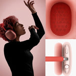 2 Stück Schaumstoff-Ohrpolster für AirPods Max, Proteinleder Hellgrau, Proteinleder Blau, Proteinleder Pink, Proteinleder Grün, Mesh Dunkelgrau, Mesh Hellgrau, Mesh Pink